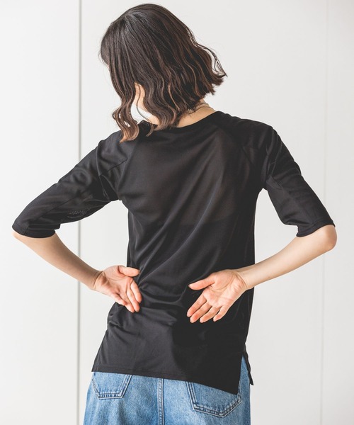 eL（エル）の「【eL】Sheer Pullover 5S/194430（Tシャツ/カットソー・レディース・ホワイト/ブラック/カーキ/グリーン系その他・FREE）」の11枚目の写真
