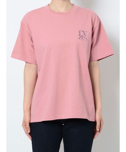 EVRIS（エヴリス）の「【WEB限定】ワンポイントベーシックＴシャツ（Tシャツ/カットソー・レディース・ホワイト/ブラック/パープル/ピンク/グリーン・FREE）」の22枚目の写真