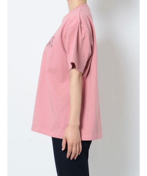 EVRIS（エヴリス）の「【WEB限定】ワンポイントベーシックＴシャツ（Tシャツ/カットソー・レディース・ホワイト/ブラック/パープル/ピンク/グリーン・FREE）」の21枚目の写真