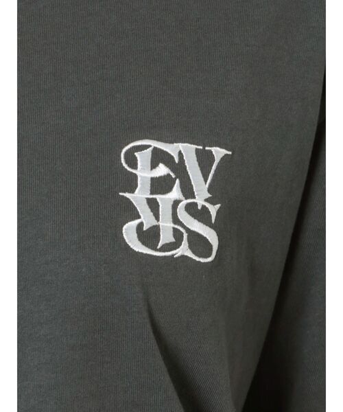 EVRIS（エヴリス）の「【WEB限定】ワンポイントベーシックＴシャツ（Tシャツ/カットソー・レディース・ホワイト/ブラック/パープル/ピンク/グリーン・FREE）」の14枚目の写真
