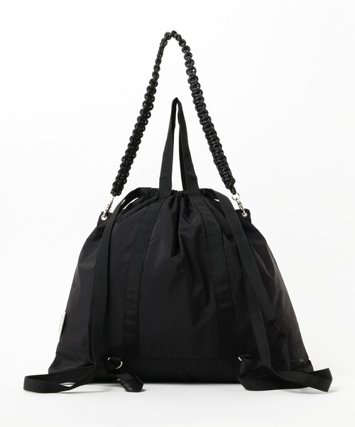 Ray BEAMS（レイビームス）の「CONTROL FREAK / ナイロン 3way スクエア バッグ（トートバッグ・レディース・ブラック/オリーブ・ONE SIZE）」の3枚目の写真