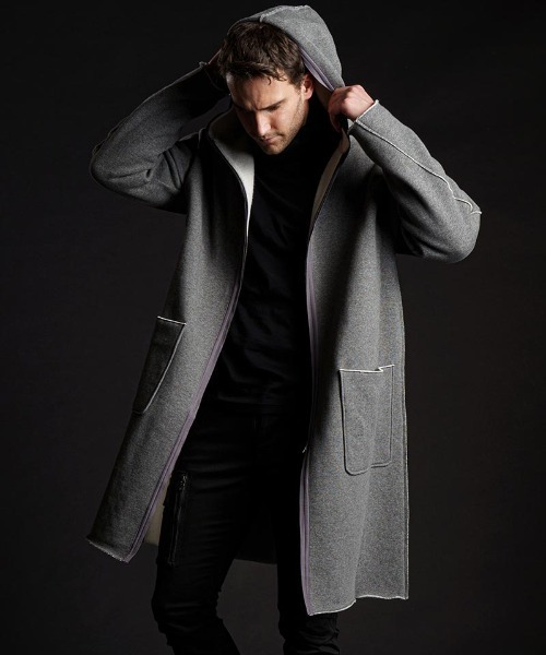 wjk メンズロングコート