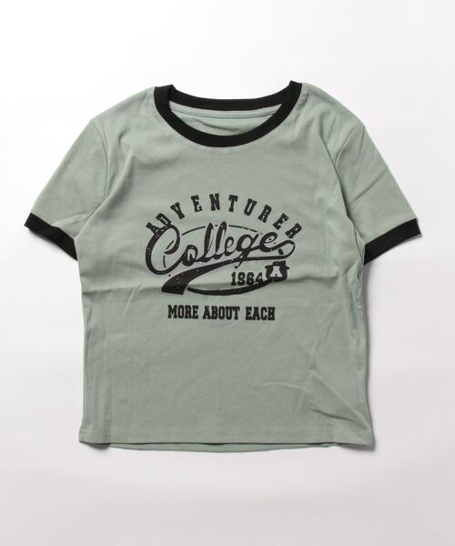 SPIGA(スピーガ)の「CollegeロゴプリントTシャツ(Tシャツ/カットソー・レディース・ホワイト/ブラック/カーキ/ピンク系その他・FREE)」の15枚目の写真