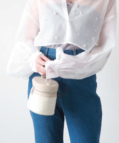 archives(アルシーヴ)の「バニティバック(ショルダーバッグ・レディース・カーキ/ブラック/アイボリー・FREE)」の15枚目の写真