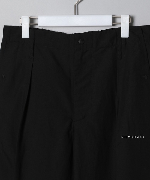 NUMERALS（ヌメラルズ）の「[NUMERALS]ベルトリネンイージーパンツ（スラックス・メンズ・ブラック/マスタード・MEDIUM/LARGE）」の4枚目の写真