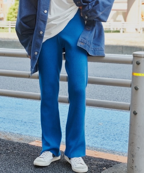 Auntie Rosa Holiday(アンティローザホリデー)の「リブニットパンツ / サイズ展開あり(その他パンツ・レディース・ブラック/ミックスグレー/アイボリー/イエロー/ブルー/グリーン/チャコールグレー/グリーン系その他/ベージュ系その他・MEDIUM/SMALL)」の8枚目の写真