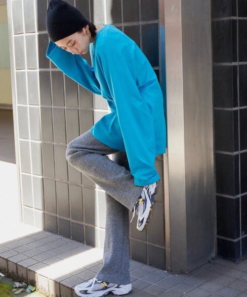 Auntie Rosa Holiday(アンティローザホリデー)の「リブニットパンツ / サイズ展開あり(その他パンツ・レディース・ブラック/ミックスグレー/アイボリー/イエロー/ブルー/グリーン/チャコールグレー/グリーン系その他/ベージュ系その他・MEDIUM/SMALL)」の17枚目の写真