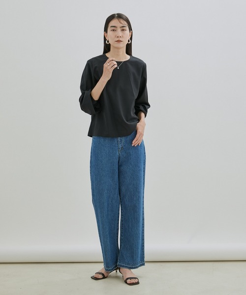 SALON adam et rope'(サロン アダム エ ロペ)の「Silverオーバルネックレス(ネックレス・レディース・シルバー・FREE)」の7枚目の写真