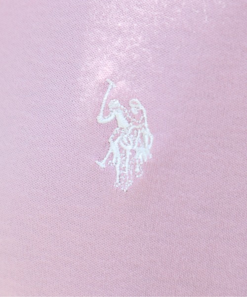 U.S. POLO ASSN.(ユーエスポロアッスン)の「【U.S. POLO ASSN.】U.S.POLOレディース ワンポイント刺繍半袖Tシャツ PLL31201(Tシャツ/カットソー・レディース・オフホワイト/マルチ/ネイビー/ピンク・L/M)」の12枚目の写真