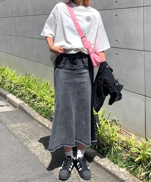 SHAGGIE（シャギー）の「【長さ調節可能】Wポケットフェイクレザーバッグ（ショルダーバッグ・レディース・ブラック/ピンク/カーキ・FREE）」の14枚目の写真