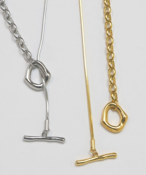 blackdiaoceanオーバルマンテルロングネックレス