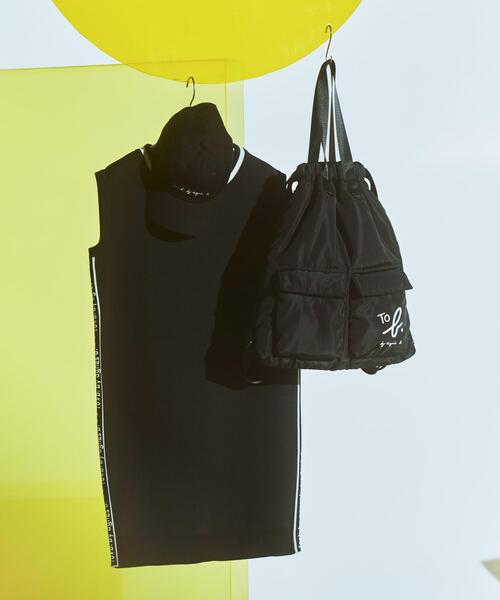 To b. by agnes b.(トゥービーバイアニエスベー)の「WU51 SAC パフィー2WAYバッグ(バックパック/リュック・レディース・ブラック・FREE)」の16枚目の写真