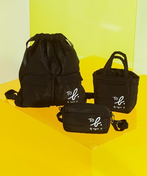 To b. by agnes b.(トゥービーバイアニエスベー)の「WU51 SAC パフィー2WAYバッグ(バックパック/リュック・レディース・ブラック・FREE)」の15枚目の写真