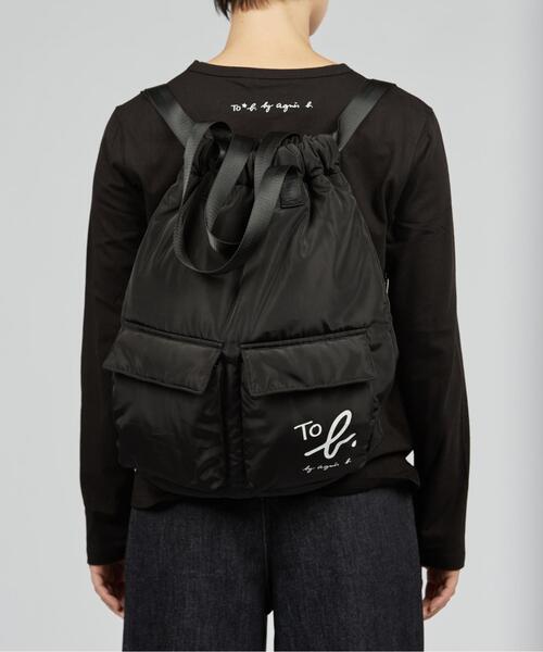 【売約済】To b. by agnès b.　WU51 SAC パフィー バッグ 売約済】To b. by agnès b. WU51 SAC パフィー バッグ - メルカリ