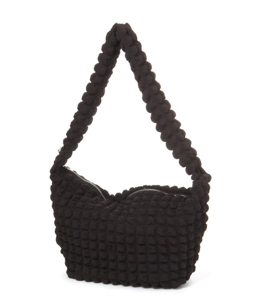 Elura(エルーラ)の「ポコポコ2wayショルダー(ショルダーバッグ・レディース・ブラック/オフホワイト・ONE SIZE)」の2枚目の写真