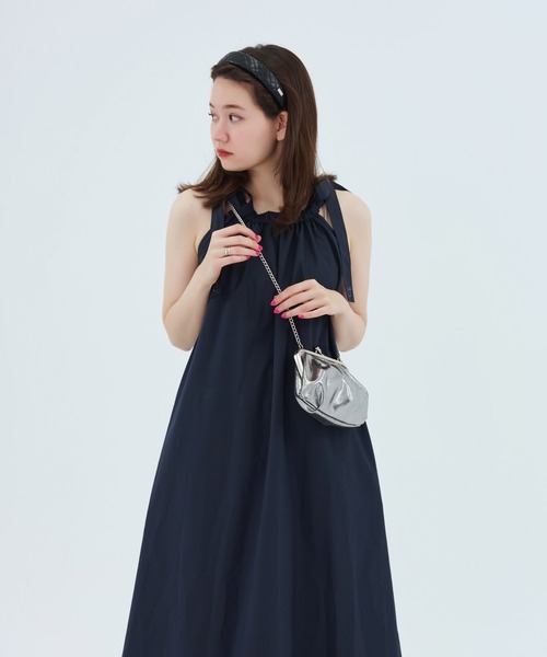 TINA：JOJUN（ティーナジョジュン）の「がま口 ミニショルダーバッグ TINA：JOJUN（ショルダーバッグ・レディース・ピンク/シルバー・F）」の3枚目の写真