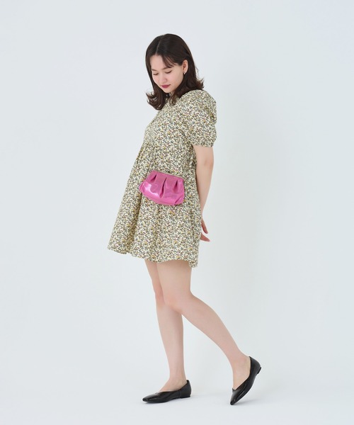 TINA：JOJUN（ティーナジョジュン）の「がま口 ミニショルダーバッグ TINA：JOJUN（ショルダーバッグ・レディース・ピンク/シルバー・F）」の14枚目の写真