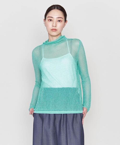 ＜ASTRAET＞16G ラメ ビルドネックニット