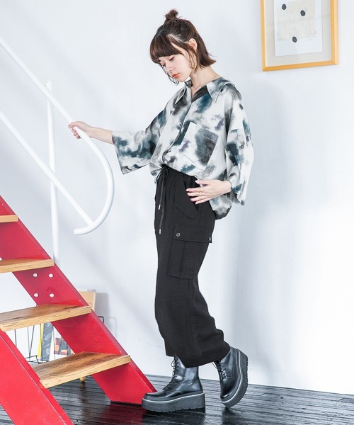 JEANASIS（ジーナシス）の「スカート（スカート・レディース・ブラック・SMALL）」の3枚目の写真