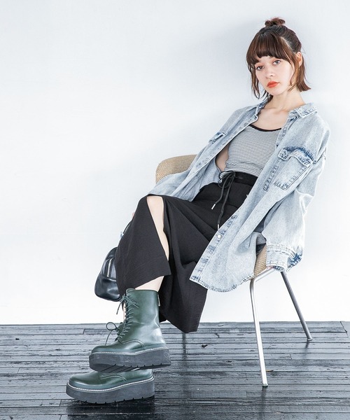 JEANASIS（ジーナシス）の「スカート（スカート・レディース・ブラック・SMALL）」の7枚目の写真