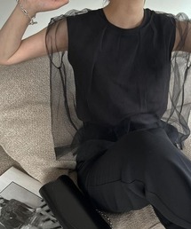 WILLFULLY | 2piece tulle tank tops(Tシャツ/カットソー)