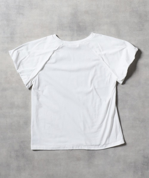 Bonjour Sagan(ボンジュールサガン)の「バルーンラグランスリーブT(Tシャツ/カットソー・レディース・オフホワイト/グレイッシュベージュ/ブラック・FREE)」の12枚目の写真