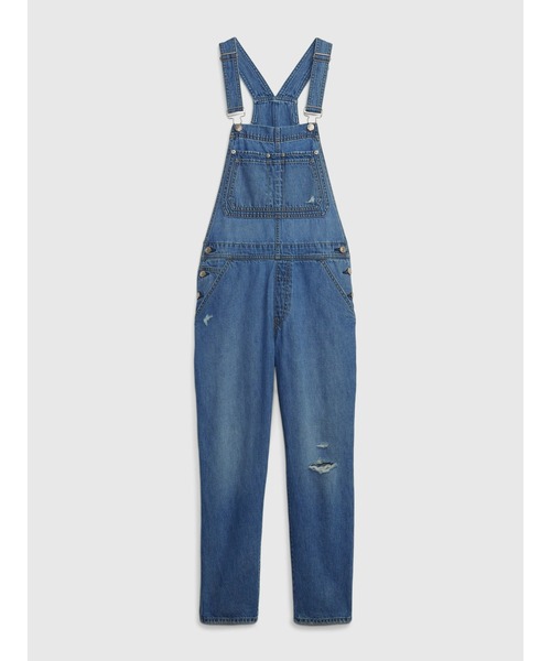 GAP(ギャップ)の「ウォッシュウェル スローチー オーバーオール(サロペット/オーバーオール・レディース・ライトインディゴブルー・S/M/XS/L/XXS)」の6枚目の写真