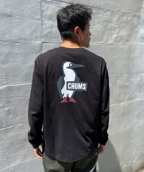 CHUMS（チャムス）の「CHUMS/チャムス ロンＴ/カットソー/長袖ティシャツ バックプリント CH01-2304（Tシャツ/カットソー・メンズ・ベージュ系その他/ブラック/ホワイト/グレイッシュベージュ/ライトブルー・XL/M/L/S）」の18枚目の写真