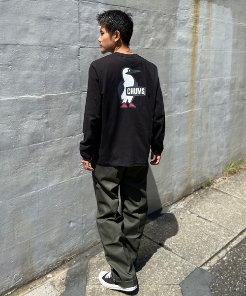 CHUMS（チャムス）の「CHUMS/チャムス ロンＴ/カットソー/長袖ティシャツ バックプリント CH01-2304（Tシャツ/カットソー・メンズ・ベージュ系その他/ブラック/ホワイト/グレイッシュベージュ/ライトブルー・XL/M/L/S）」の21枚目の写真