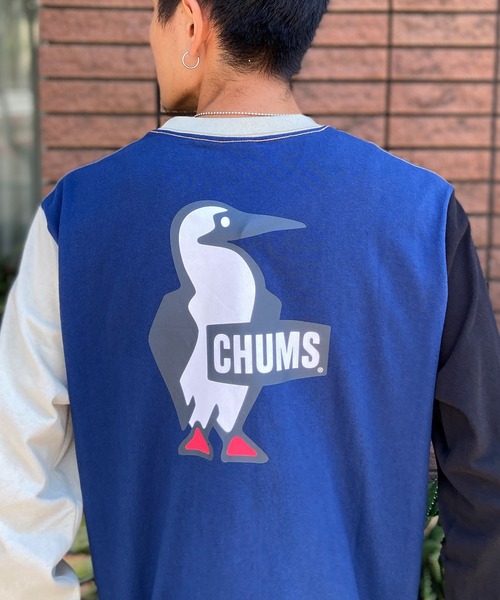 CHUMS（チャムス）の「CHUMS/チャムス ロンＴ/カットソー/長袖ティシャツ バックプリント CH01-2304（Tシャツ/カットソー・メンズ・ベージュ系その他/ブラック/ホワイト/グレイッシュベージュ/ライトブルー・XL/M/L/S）」の6枚目の写真