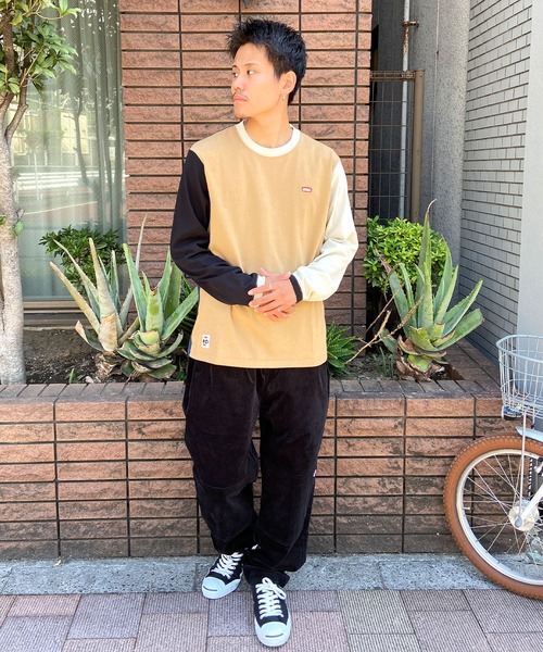 CHUMS（チャムス）の「CHUMS/チャムス ロンＴ/カットソー/長袖ティシャツ バックプリント CH01-2304（Tシャツ/カットソー・メンズ・ベージュ系その他/ブラック/ホワイト/グレイッシュベージュ/ライトブルー・XL/M/L/S）」の8枚目の写真