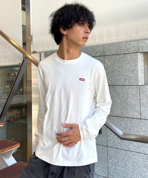 CHUMS（チャムス）の「CHUMS/チャムス ロンＴ/カットソー/長袖ティシャツ バックプリント CH01-2304（Tシャツ/カットソー・メンズ・ベージュ系その他/ブラック/ホワイト/グレイッシュベージュ/ライトブルー・XL/M/L/S）」の11枚目の写真