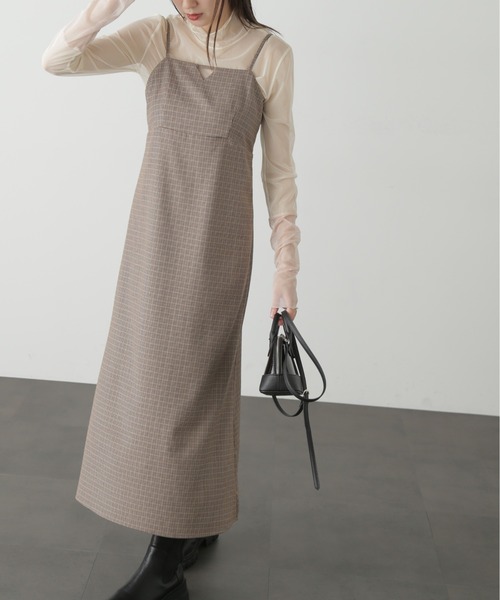 FREE'S MART（フリーズマート）の「【Sシリーズ対応】◆ナローキャミワンピース（ワンピース・レディース・ブラウン系その他/ブラック/ベージュ系その他・SMALL/X-SMALL/MEDIUM）」の20枚目の写真