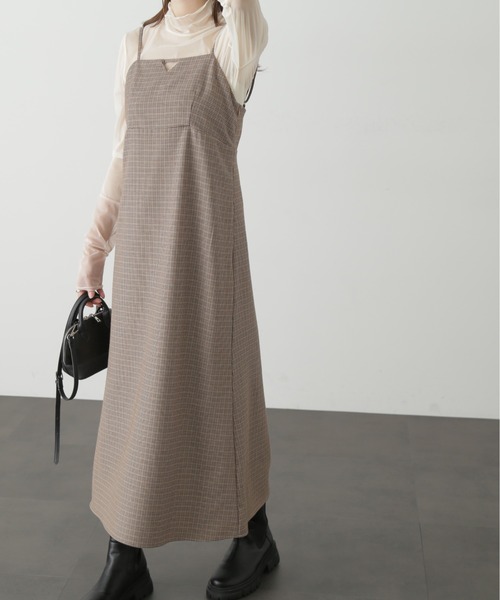 FREE'S MART（フリーズマート）の「【Sシリーズ対応】◆ナローキャミワンピース（ワンピース・レディース・ブラウン系その他/ブラック/ベージュ系その他・SMALL/X-SMALL/MEDIUM）」の22枚目の写真