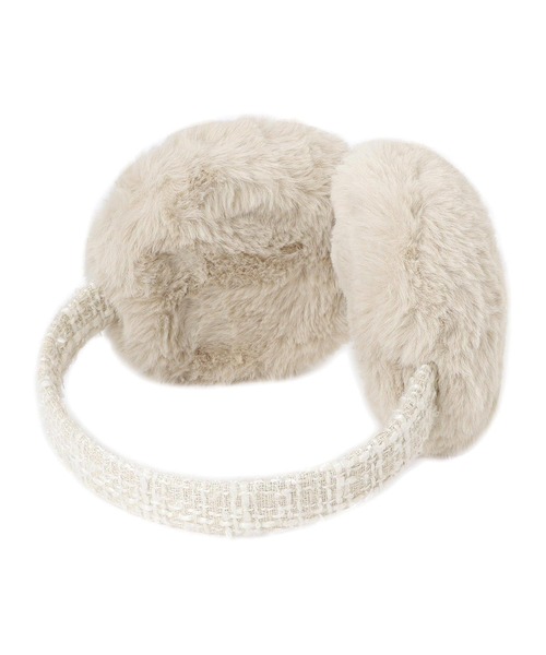 FURLA（フルラ）の「イヤマフ 耳当て フェイクファー×ツイード