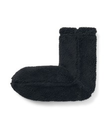 足なり直角　再生ポリエステル　ボアフリース　ルームソックス（紳士）