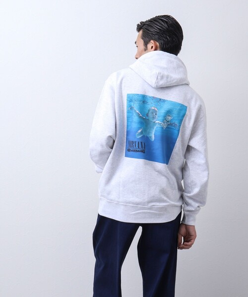 GOOD ROCK SPEED（グッドロックスピード）の「【Good Rock Speed/グッドロックスピード】別注プリントパーカー / NIRVANA / ニルヴァーナ / NEVERMIND（パーカー・メンズ・ライトグレー・M/L/S）」の17枚目の写真