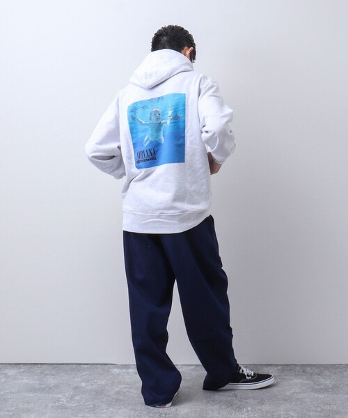 GOOD ROCK SPEED（グッドロックスピード）の「【Good Rock Speed/グッドロックスピード】別注プリントパーカー / NIRVANA / ニルヴァーナ / NEVERMIND（パーカー・メンズ・ライトグレー・M/L/S）」の18枚目の写真