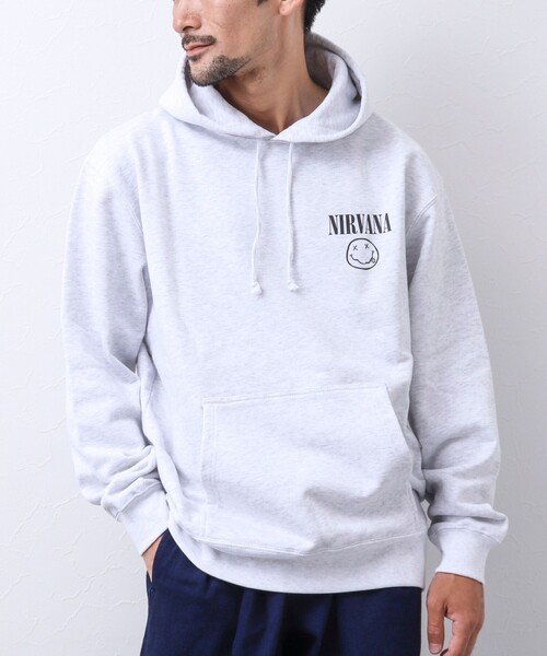 GOOD ROCK SPEED（グッドロックスピード）の「【Good Rock Speed/グッドロックスピード】別注プリントパーカー / NIRVANA / ニルヴァーナ / NEVERMIND（パーカー・メンズ・ライトグレー・M/L/S）」の19枚目の写真