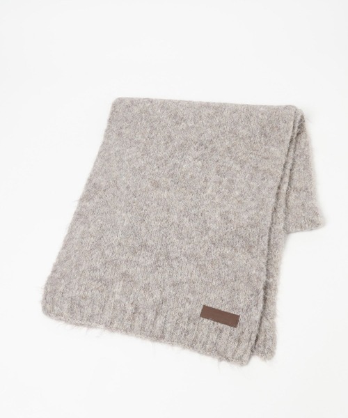 Heather(ヘザー)の「起毛MIXニットマフラー 973244(マフラー・レディース・ベージュ/グレー・ONE SIZE)」の4枚目の写真