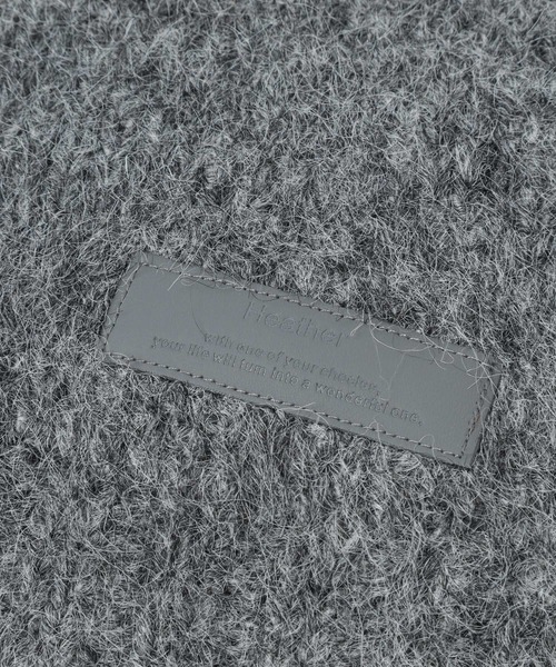 Heather(ヘザー)の「起毛MIXニットマフラー 973244(マフラー・レディース・ベージュ/グレー・ONE SIZE)」の7枚目の写真