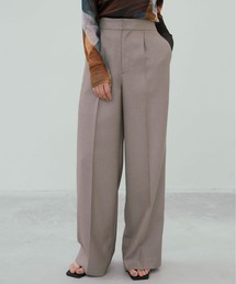 TWEED WIDE TACK PANTS/ツイードワイドタックパンツ