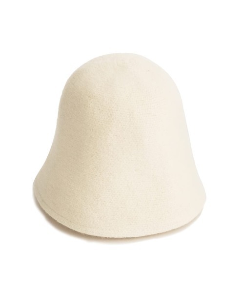 Re:EDIT(リエディ)の「ウール混フェルトバケットハット(ハット・レディース・アイボリー/ブラック・FREE)」の8枚目の写真