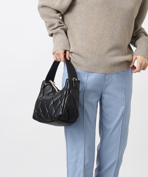 grove（グローブ）の「◆ムーンキルト2WAYショルダー（ショルダーバッグ・レディース・ブラック/グレー/レッド系1・00）」の9枚目の写真