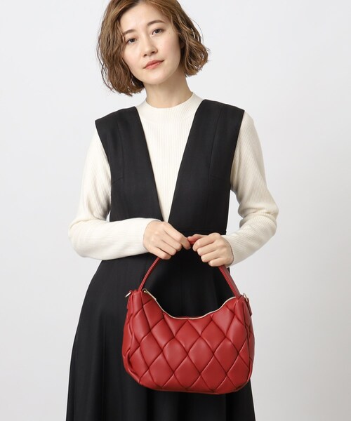 grove（グローブ）の「◆ムーンキルト2WAYショルダー（ショルダーバッグ・レディース・ブラック/グレー/レッド系1・00）」の12枚目の写真