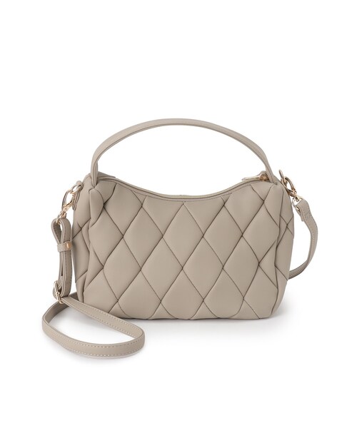 grove（グローブ）の「◆ムーンキルト2WAYショルダー（ショルダーバッグ・レディース・ブラック/グレー/レッド系1・00）」の16枚目の写真