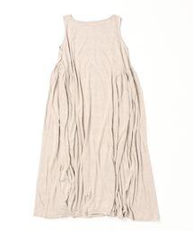 新品 suzuki takayuki linen dressワンピース ブラック suzuki takayuki スズキタカユキ cache-soeur dress[S201-23/black]