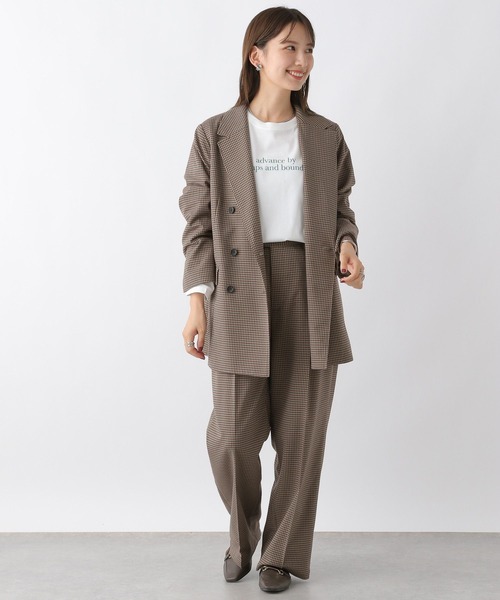 LEPSIM(レプシィム)の「セットアップパンツ 904145(その他パンツ・レディース・グレー/ブラウン・MEDIUM/LARGE)」の8枚目の写真