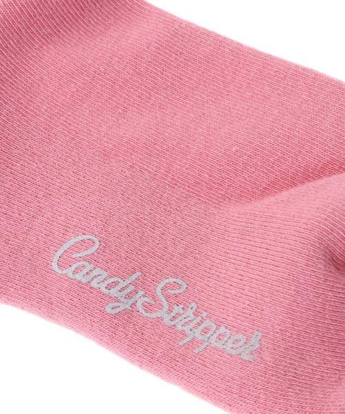 Candy Stripper（キャンディストリッパー）の「BIG FLOWER ソックス（ソックス/靴下・レディース・オフホワイト/ブラック/ピンク・FREE）」の9枚目の写真