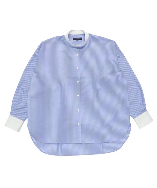 TOKYO SHIRTS（トウキョウシャツ）の「形態安定ノーアイロン 長袖GIBシルエットシャツ（シャツ/ブラウス・レディース・ブルー・FREE）」の12枚目の写真